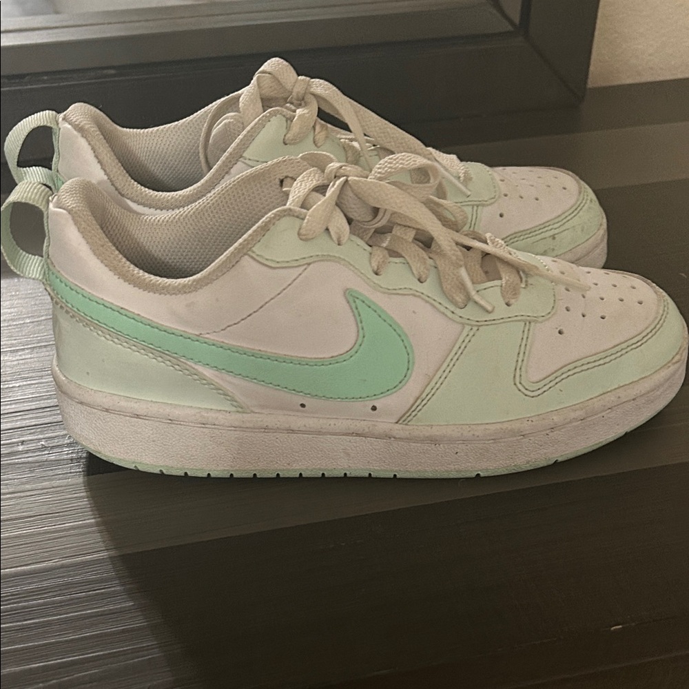Nike Mint and White Athletic Shoes